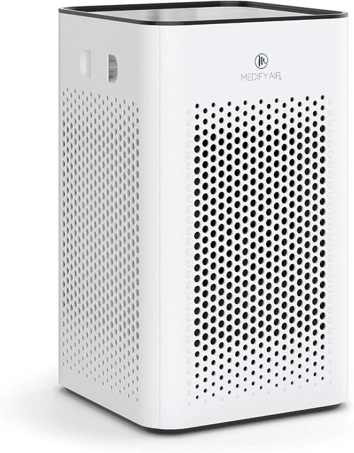 Load image into Gallery viewer, Medify MA-25 Air Purifier with True HEPA H13 Filter | 825 Ft² Coverage in 1Hr for Allergens, Smoke, Wildfires, Odors, Pollen, Pet Dander | Quiet 99.9% Removal to 0.1 Microns | White, 1-Pack
