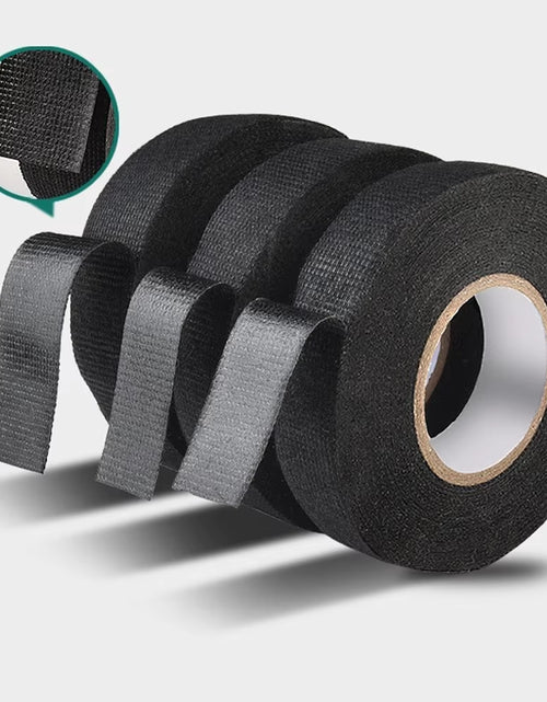 Load image into Gallery viewer, Electrical Tape Heat-Resistant Harness Bundle Insulation Auto Wiring Fabric Cloth Wrap Waterproof Cable Organizer Adhesive Tapes
