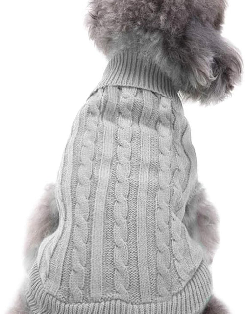 Load image into Gallery viewer, Small Dog Sweaters Knitted Pet Cat Sweater Warm Dog Sweatshirt Dog Winter Clothes Kitten Puppy Sweater
