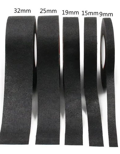 Load image into Gallery viewer, Electrical Tape Heat-Resistant Harness Bundle Insulation Auto Wiring Fabric Cloth Wrap Waterproof Cable Organizer Adhesive Tapes
