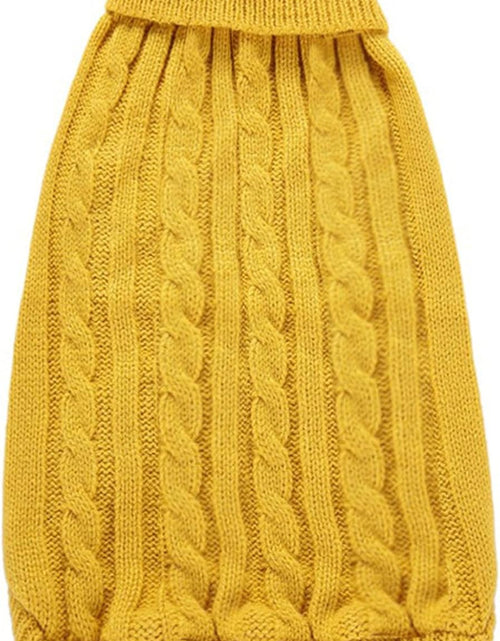 Load image into Gallery viewer, Small Dog Sweaters Knitted Pet Cat Sweater Warm Dog Sweatshirt Dog Winter Clothes Kitten Puppy Sweater
