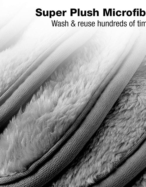 Load image into Gallery viewer, Makeup Removal Cleaning Cloth, Washable and Reusable, 5 by 5 Inches, Gray, Pack of 10
