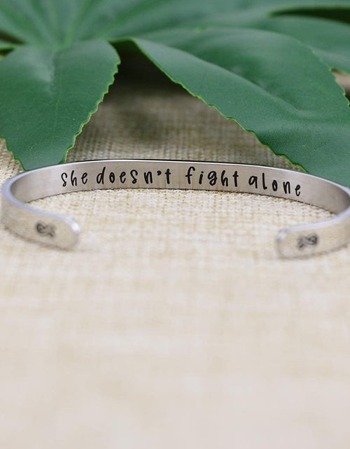 Load image into Gallery viewer, Inspirational Bracelets for Women Inspirational Cuff Bangle for Her with Engraved Message Christmas Birthday Gifts for Her
