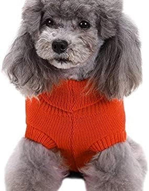 Load image into Gallery viewer, Small Dog Sweaters Knitted Pet Cat Sweater Warm Dog Sweatshirt Dog Winter Clothes Kitten Puppy Sweater
