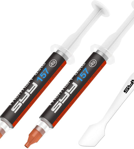 Thermal Paste,  2 Grams CPU Paste Thermal Compound Paste Heatsink for Ic/Processor/Cpu/All Coolers, 15.7W/M.K Carbon Based High Performance, Thermal Interface Material, CPU Thermal Paste