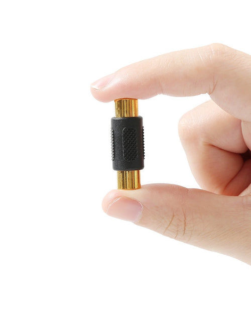 Load image into Gallery viewer, [10 Pack] RCA Female to Female Coupler Audio Video Gold Adapter, for Phono,Speaker,Rca Cable,Amplifier
