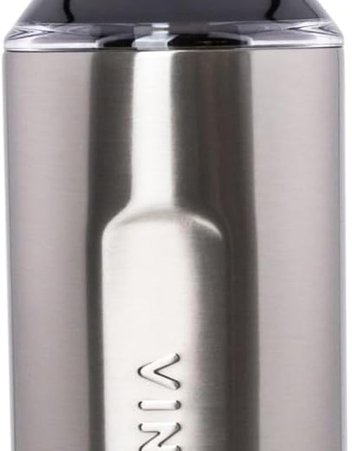 Load image into Gallery viewer, Wine Bottle Chiller- Portable Champagne Insulator- Stainless Steel Wine Cooler Sleeve, Black
