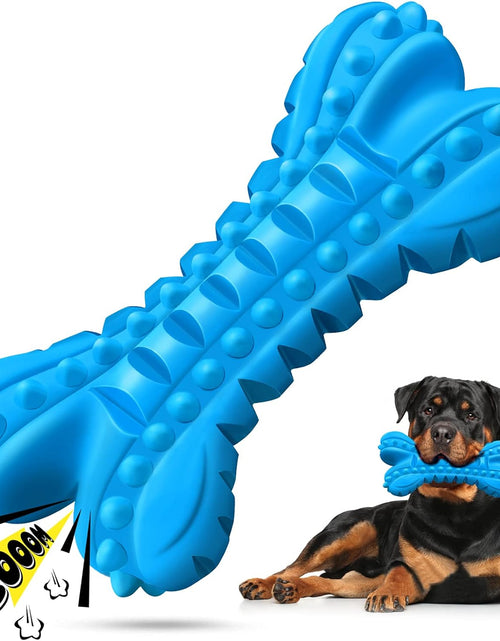 Load image into Gallery viewer, Dog Toys for Aggressive Chewers Large Breed, Durable Dog Chew Toy, Nearly Indestructible Dog Toys for Large Dogs, Tough Natural Rubber Puppy Chew Toys for Medium Dog Teeth Cleaning
