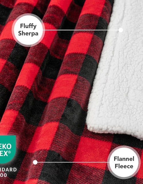 Load image into Gallery viewer, Dog Blanket, Sherpa Dog Blanket | Plush, Reversible, Warm Pet Blanket for Dog Bed, Couch, Sofa, Car
