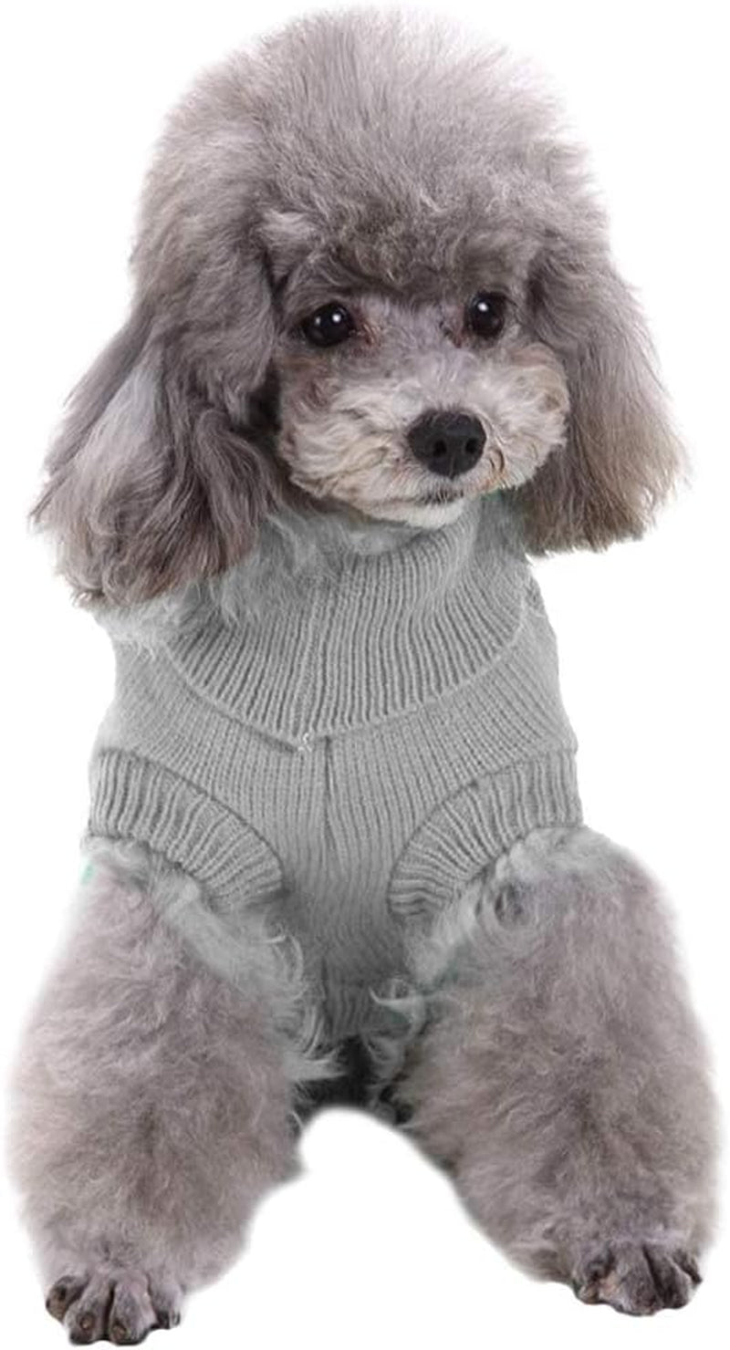 Small Dog Sweaters Knitted Pet Cat Sweater Warm Dog Sweatshirt Dog Winter Clothes Kitten Puppy Sweater