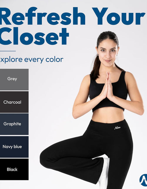 Load image into Gallery viewer, Women'S Bootcut Yoga Pants High Waist Workout Leggings
