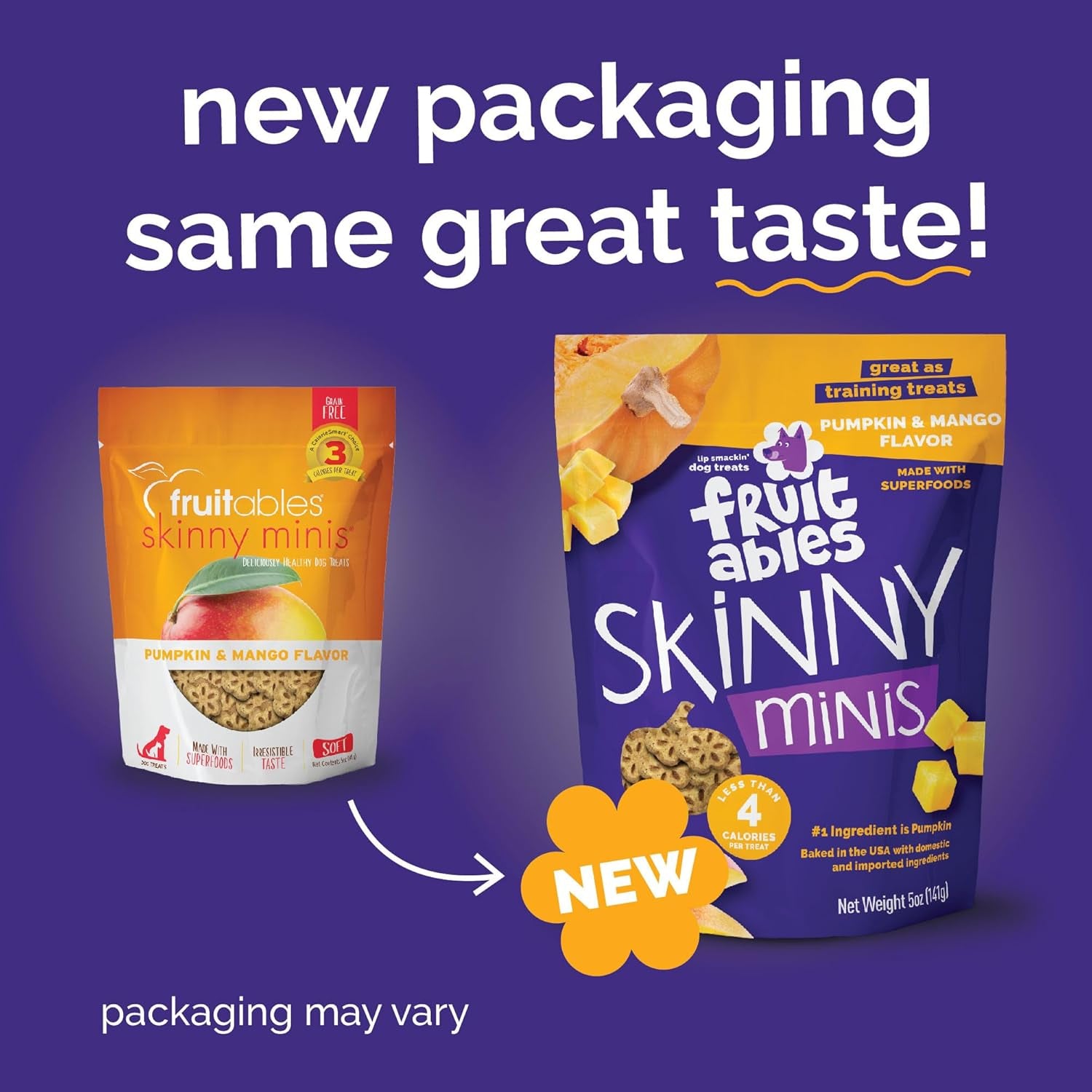 Skinny Mini Dog Treats | Healthy Treats for Dogs | Low Calorie Training Treats | Free of Wheat, Corn and Soy