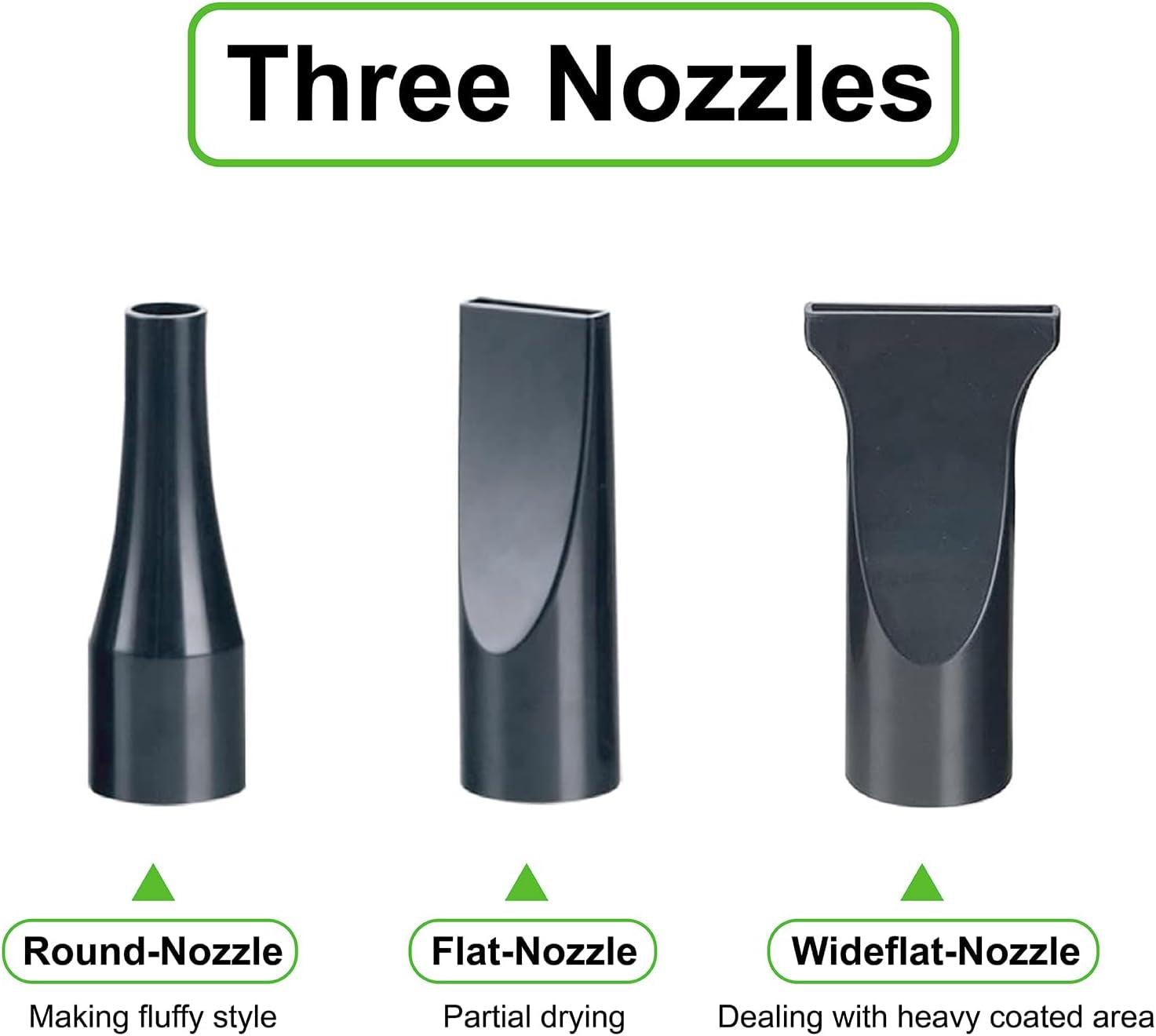 Dog Dryer, Dog Blow Dryer, High Velocity Professional Pet Grooming Dryer, Dog Hair Dryer with Heater, Stepless Adjustable Speed, 3 Different Nozzles and a Comb, Pink