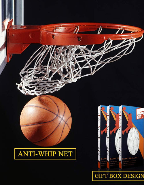 Load image into Gallery viewer, Premium Quality Professional Heavy Duty Basketball Net Replacement - All Weather anti Whip,Fits Standard Indoor or Outdoor 12 Loops Rims12 Loops
