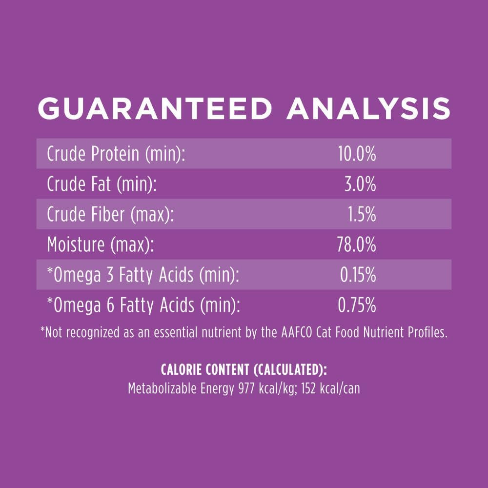 Grain Free Wet Cat Food Pate, Original Recipe Natural Canned Cat Food