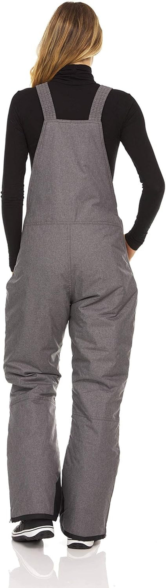 Womens Insulated Water Resistant Ski Snow Bib Pants