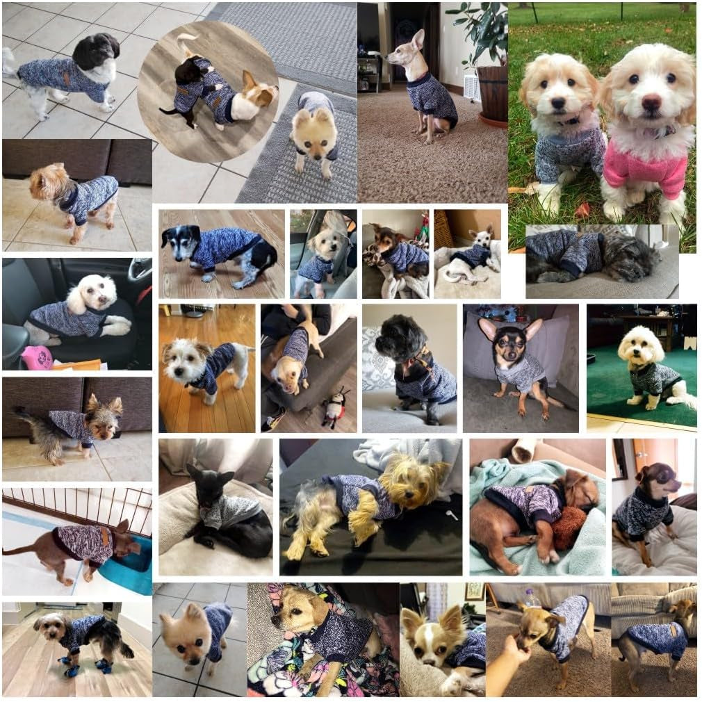 Pet Dog Sweater Warm Dog Pajamas Soft Cat Sweater Puppy Clothes Small Dogs Sweater Winter Doggie Sweatshirt