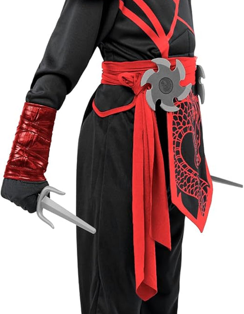 Load image into Gallery viewer, Ninja Dragon Red Costume Outfit Set for Kids Halloween Dress up Party
